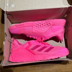 adidas Women's Bright Pink Athletic Sneakers